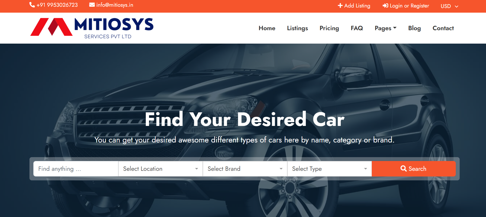 Car Dealership Website